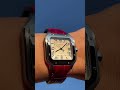 【cartier】サントス ドゥ カルティエのリストショットです。（クロコバージョン） cartier カルティエ カルティエ サントス