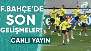 Fenerbahçe Olympiakos Maçı Öncesi Son Antrenmanını Yapıyor! Deniz Satar Gelişmeleri Aktardı