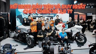 NỮ BIKER ĐẦU TIÊN VÀ DUY NHẤT VIỆT NAM CHỐT SIÊU PHẨM CVO ST TRỊ GIÁ 2,5 TỶ ĐỒNG TẠI VMS 2024.