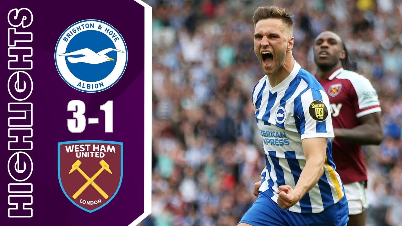 Brighton Vs West Ham 3-1 Highlights & Goals | Premier League 2021/22 ...