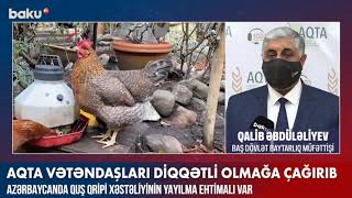 Yüksək patogen quş qripi xəstəliyinin qarşısını almaq üçün əməl edilməsi vacib tələblər | Baku TV