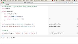 Swift 4 – Subscripts