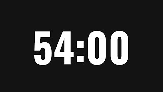 54 MINUTES TIMER ~ TIMER COUNTDOWN TIMER