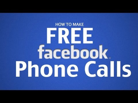 How To Make Free Phone Calls on Facebook with iPhone, iPad, iPod Touch How To Make Free Phone Calls on Facebook with iPhone, iPad, iPod Touch