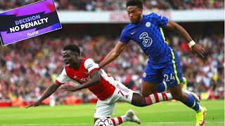 Bukayo Saka penalty claim: Should Arsenal have had a spot kick after Reece James challenge?