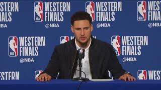 Klay Thompson Postgame Interview | Rockets vs Warriors Game 6