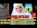 MENGEJUTKAN‼️ SEKIAN LAMA MEMBISU ‼️FAZURA AKHIRNYA, MEMBUAT HANTARAN TENTANG..... 😱