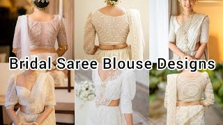 Bridal Saree Blouse Designs || Bridal Saree || Bridal Saree Jacket ||Bridal Saree @AshiFashion