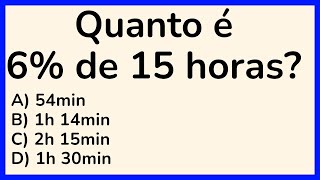 🔥5 QUESTÕES DE MATEMÁTICA PARA DESTRAVAR SEU CÉREBRO🧠 NÍVEL 1