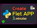 Create A New Flet App with Python in 3 minutes