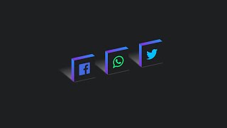 How to Create Isometric Icons with Hover Effects | HTML & CSS