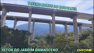 Drone nas obras do Trecho Norte do Rodoanel (setor do Jd. Damasceno) - São Paulo