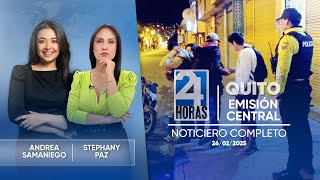 Noticiero de Quito (Emisión Central 26/02/2025)