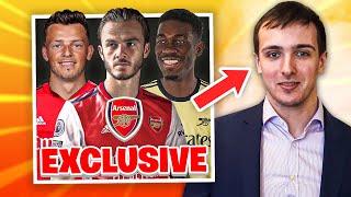 Chris Wheatley EXCLUSIVE Arsenal Transfer News Interview! | Ben White, Bissouma & Maddison?