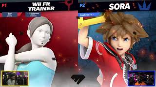 Game Lab Smash WaveLand   Varun (Wii Fit Trainer) Vs Deathspade (Sora)