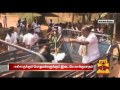 manju virattu held at karaikudi violating the ban thanthi tv