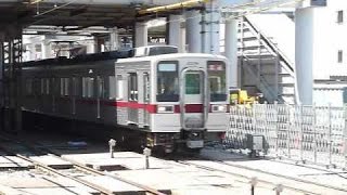 [警笛2回あり]東武10050系+10000系東武ｽｶｲﾂﾘｰﾗｲﾝ回送 竹ノ塚駅通過