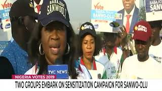 Groups embark on sensitization campaign for Sanwoolu