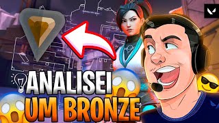 RADIANTE TOP 7 Analisando um BRONZE para subir de patente no VALORANT