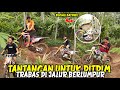 TRAIL DIMAS SELESAI DISERVIS LANGSUNG COBA JALAN BARU YANG EXTREME SAMA AYAH DAN KAK ADIT