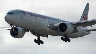 Air Canada Boeing 777-333(ER) Amazing Approach and Landing at Lisbon Airport!