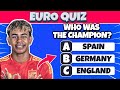 EURO 2024 QUIZ | FOOTBALL QUIZ