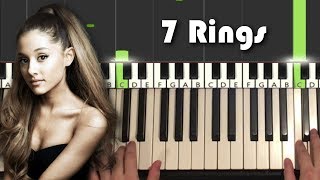 Ariana Grande - 7 Rings (Piano Tutorial Lesson)