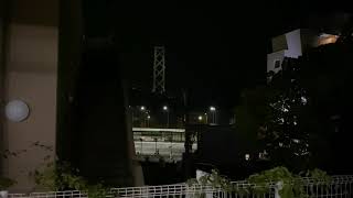 明石海峡大橋の消える瞬間