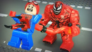 Super Shopping Spider-man vs Carnage ft Venom Black Friday Sales | Lego Stop Motion