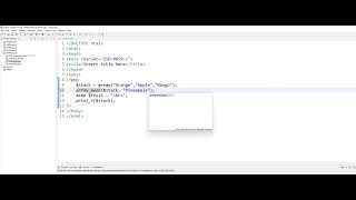 PHP Array Push Pop | PHP tutorial