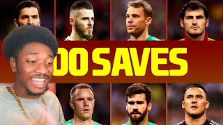 NBA Fan Reacts To 100 Best Goalkeeper Saves Of The Decade! (2010-2019)