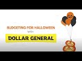 Tips for Saving Money on Halloween at Dollar General​