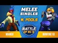 Mang0 (Falco) vs bonfire10 (Sheik) - Melee Singles Winners Pools - Battle of BC 5