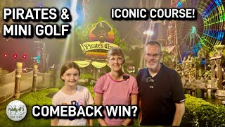 The BEST Comeback WIN, but for who? ICONIC Pirate Theme Mini Golf!⛳️ Great ending! #minigolf #night