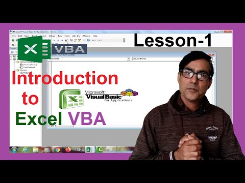 Введение в Excel VBA | Урок серии Excel VBA-1 | Учебник Excel VBA для начинающих на хинди