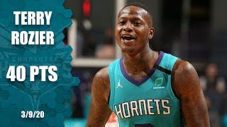 Terry Rozier drops 40 points in the Hornets vs. Hawks 2OT thriller | 2019-20 NBA Highlights