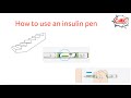 CoMICsLite Episode 21: How to use an insulin pen - Audio in Arabic