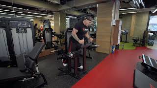 GO24 FITNESS | Watson Gym Equipment | Standing Hamstring Curl