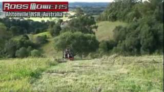 (SD) Gravely Zero Turn Hill Climbing by Robs Mowers Alstonville