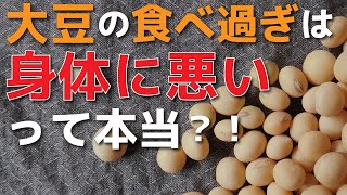 大豆の食べ過ぎがよくないって本当？【ソイフリー】