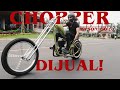 CHOPPER LONGFORK, BASIC YAMAHA BYSON 150, CUMA MESIN YANG KEPAKE! DIJUAL MURAH!???