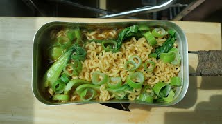 Pak Choi Ramen : Trangia Mess Tin \u0026 Stove