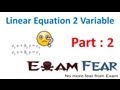 Maths Pair of Linear Equation in two variable part 2 (Graphical Method) CBSE class 10 Mathematics X