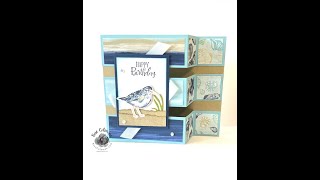 Triple Panel Z fold Fun Fold card Friday, March 24th