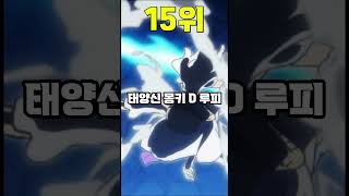 원피스 전투력 순위 TOP30 (최신 버전)