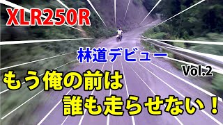 XLR250R　林道デビュー 　Vol.2　　KDX220    林道ツーリング　[モトブログ]