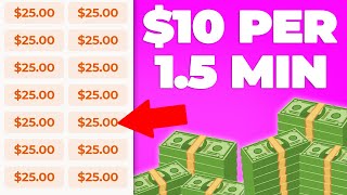Get $10 Per 90 Sec For FREE Again & Again! (Make Money Online)
