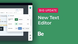New Text Editor with Shortcode Manager