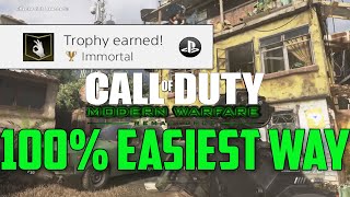Modern Warfare 2 Remastered - How to EASILY get the Immortal Trophy! COD MW2 Immortal trophy guide