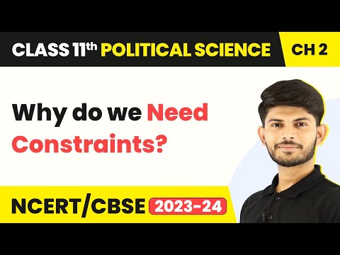 Why do we need constraints to liberty?